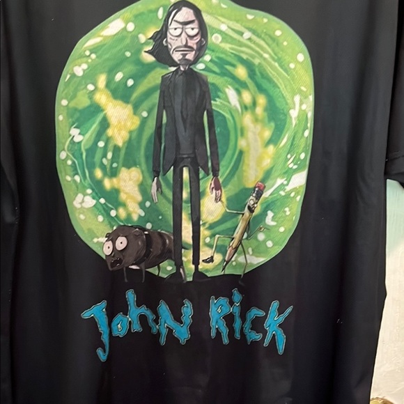 Rick and Morty Black Graphic Tee - Picture 1 of 4